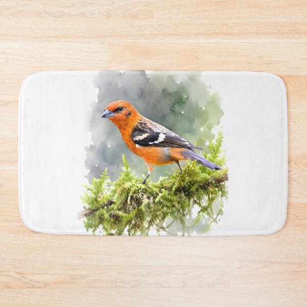 Item preview, Flame-colored Tanager (Piranga bidentata) designed and sold by HOMETOWN86.
