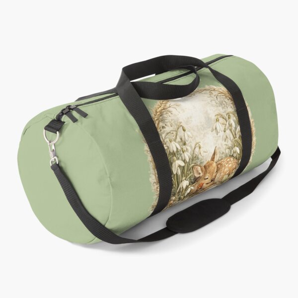 Item preview, Cottagecore Deer Fawn Snowdrop Print – Winter Woodland Circle Art designed and sold by MagicMakerPh.