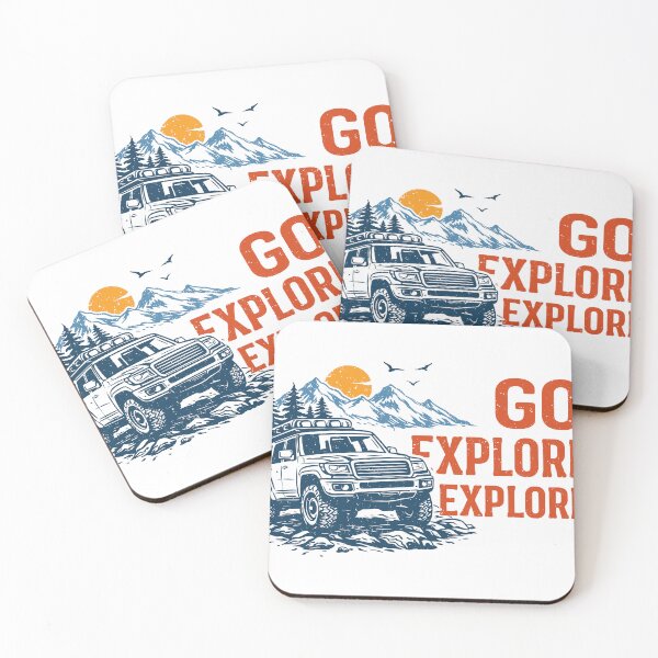Item preview, Go Explore Off Road SUV Poster designed and sold by Matinez Pink.