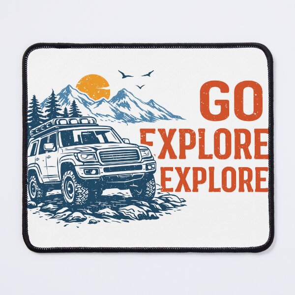 Item preview, Go Explore Off Road SUV Poster designed and sold by Matinez Pink.