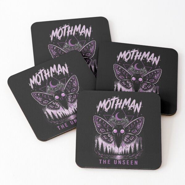 Item preview, Mothman The Unseen Goth Cryptid Retro Graphic designed and sold by VibePrints101.