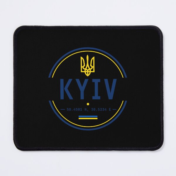 Item preview, Kyiv Ukraine Emblem with Tryzub designed and sold by ML-Media.