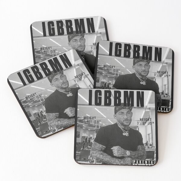Item preview, Dustin IGBBMN Poirier black and white designed and sold by frenchie-shop.