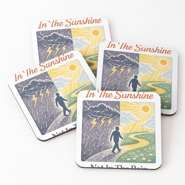 Item preview, Live in the Sunshine Rain vs Sun Poster designed and sold by Matinez Pink.