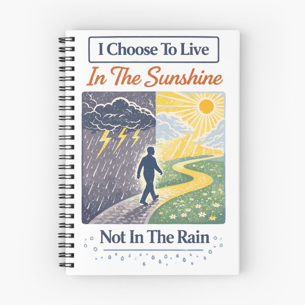 Item preview, Live in the Sunshine Rain vs Sun Poster designed and sold by Matinez Pink.