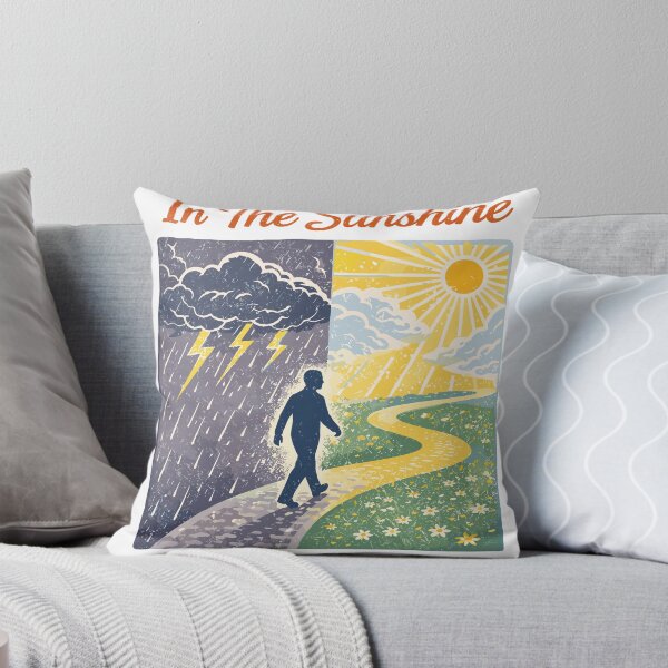 Item preview, Live in the Sunshine Rain vs Sun Poster designed and sold by Matinez Pink.