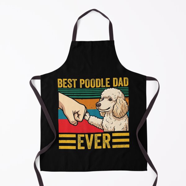 Item preview, Best Poodle Dad Ever Vintage Retro Dog Lover Quote Featuring Poodle Paw Fist Bump for Proud Poodle Owners, Pet Fathers, Dog Lovers, and Father's Day Celebrations designed and sold by GiaoCalonas.