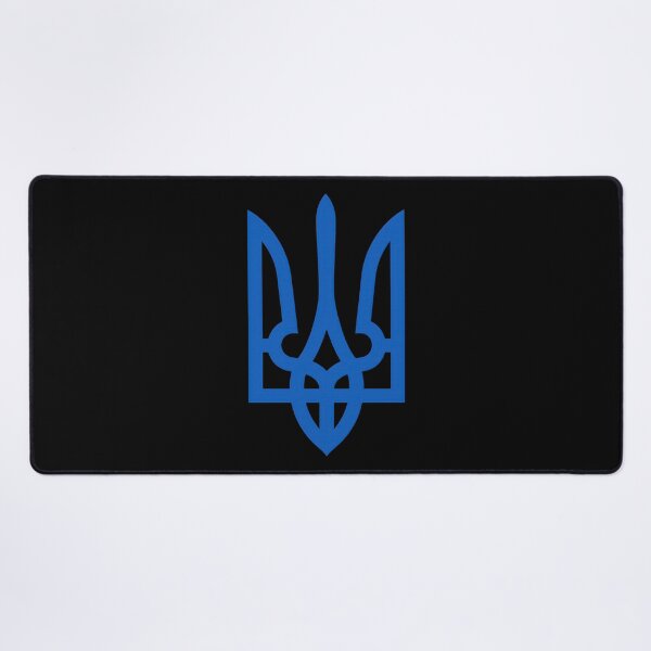 Item preview, Ukrainian Tryzub Blue Emblem designed and sold by ML-Media.