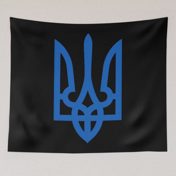 Item preview, Ukrainian Tryzub Blue Emblem designed and sold by ML-Media.