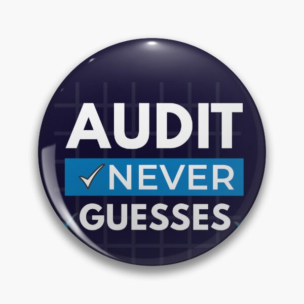 Item preview, Audit Never Guesses | CPA Accountant Auditor Typography Design designed and sold by FCA SIR MERCH .