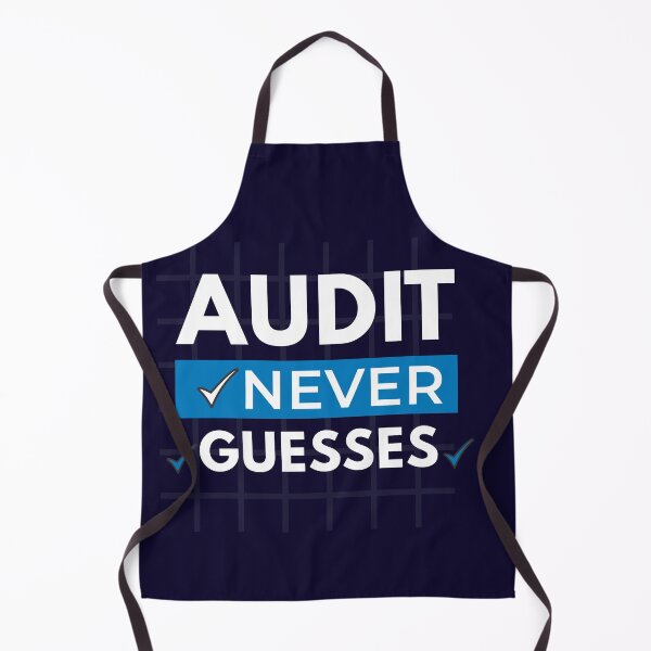 Item preview, Audit Never Guesses | CPA Accountant Auditor Typography Design designed and sold by FCA SIR MERCH .