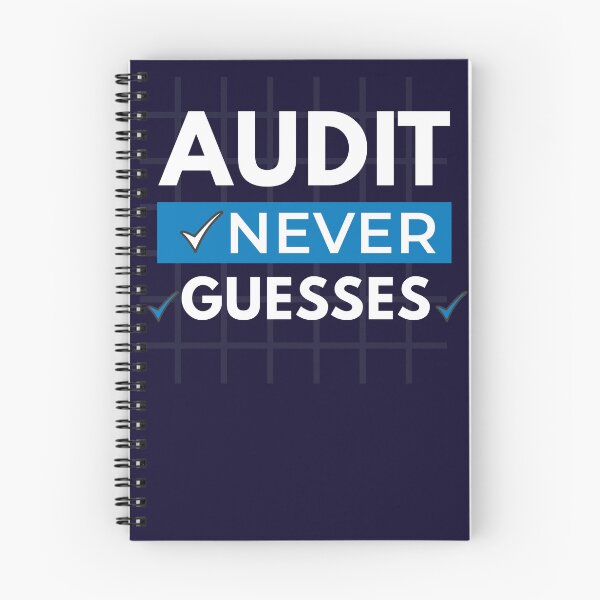 Item preview, Audit Never Guesses | CPA Accountant Auditor Typography Design designed and sold by FCA SIR MERCH .