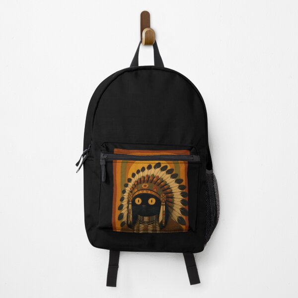 Item preview, Indian Chief Cat | American Indian Cat designed and sold by PurrfectHome.