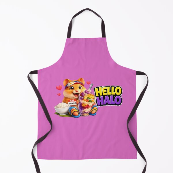 Item preview, Hello Halo! Harwold Loves Halo-Halo - Cute Filipino Hamster designed and sold by FlipFlopTeesCo.
