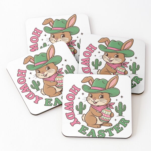 Item preview, Howdy Easter Cute Western Cowboy Bunny Easter Egg designed and sold by raedattia.