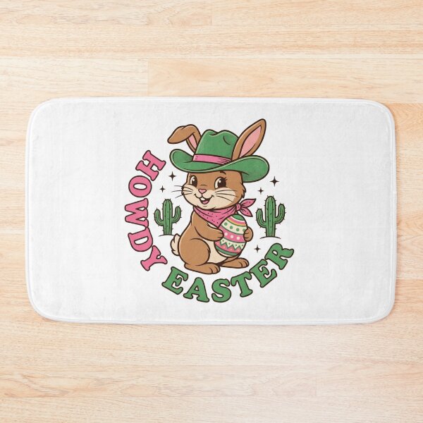 Item preview, Howdy Easter Cute Western Cowboy Bunny Easter Egg designed and sold by raedattia.