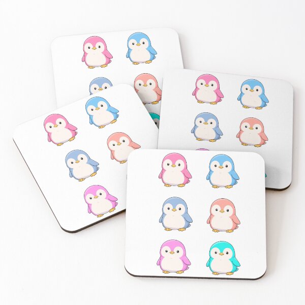 Item preview, Pingüinos lindos y coloridos designed and sold by Pixie prints .
