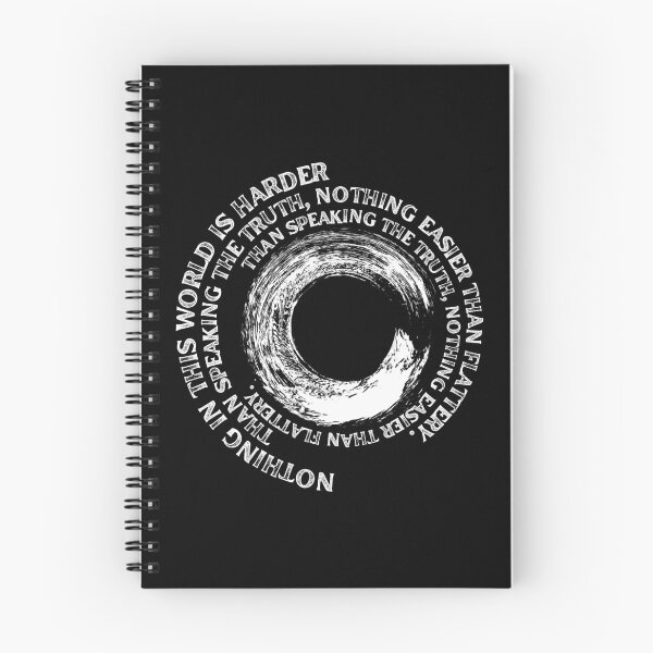 Item preview, Nothing in this world is harder than speaking the truth, nothing easier than flattery Fyodor Dostoevsky - White  designed and sold by HYPNK.