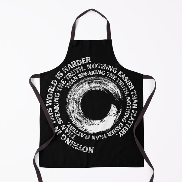 Item preview, Nothing in this world is harder than speaking the truth, nothing easier than flattery Fyodor Dostoevsky - White designed and sold by HYPNK.