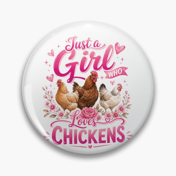 Item preview, Just A Girl Who Loves Chickens Poultry Farming Women designed and sold by JonesFlora2025.