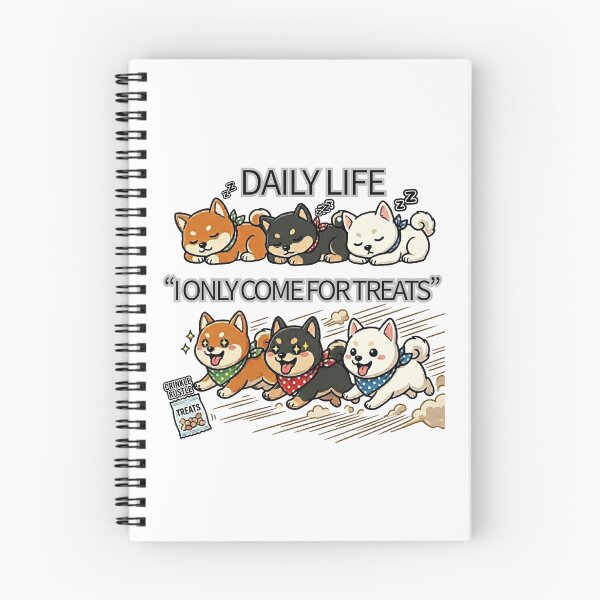 Item preview, Cute Shiba Inu I Only Come For Treats designed and sold by Shiba&Friends_Studio_by_Mintriel.