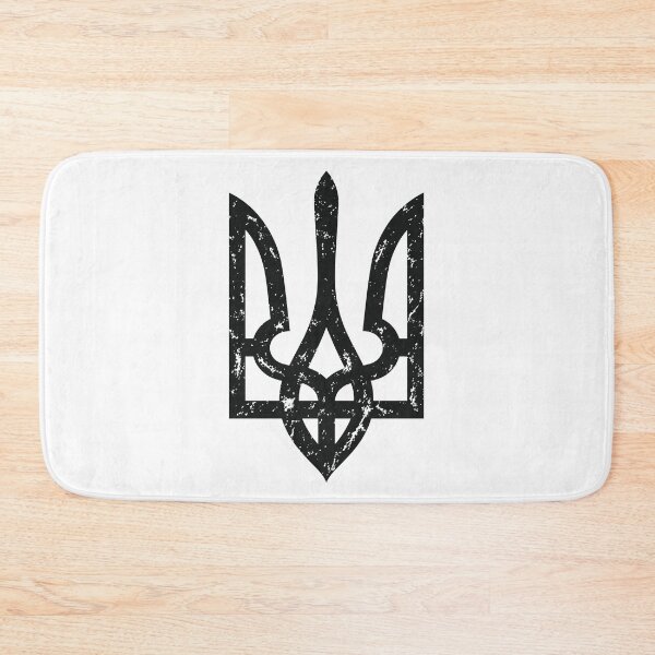 Item preview, Distressed Ukrainian Tryzub Trident Emblem designed and sold by ML-Media.