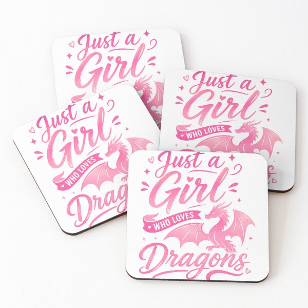 Item preview, Just A Girl Who Loves Dragons Fantasy Creature Fan designed and sold by JonesFlora2025.