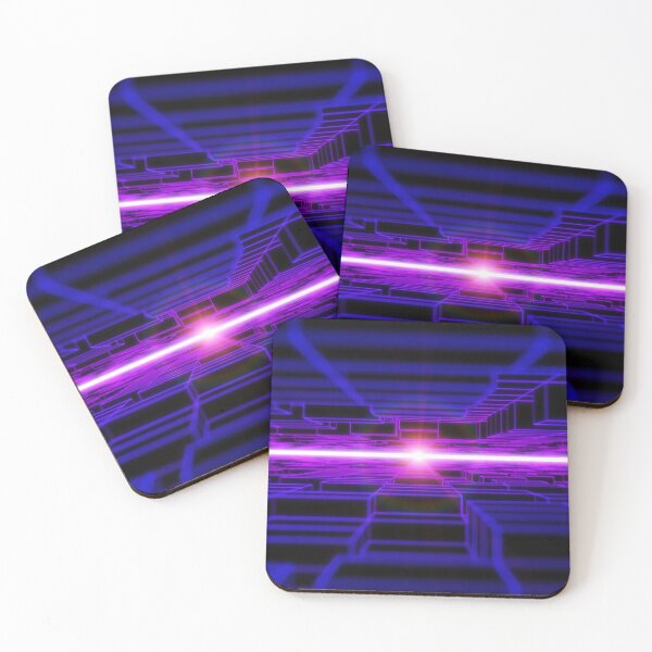 Item preview, Blue Horizontal Parallel Blocks Swinging designed and sold by Electric Shock!! Design.