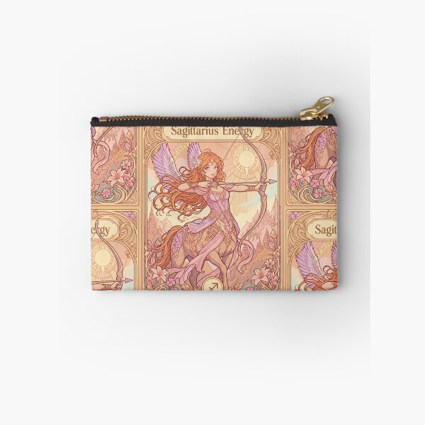 Item preview, Sagittarius Energy Art Nouveau Anime Centaur Archer – Mystical Zodiac Fantasy Illustration designed and sold by RSDigitalPrintDesign.
