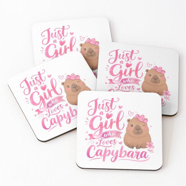 Item preview, Just A Girl Who Loves Capybara Capybara Lover Pet Owner designed and sold by JonesFlora2025.