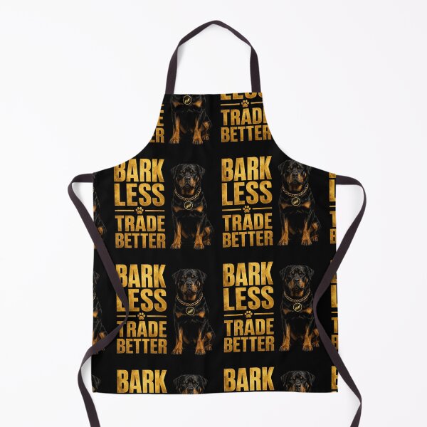 Item preview, Bark Less Trade Better Rottweiler Trader Shirt Funny Forex Dog Gift designed and sold by PipForgeStudio .