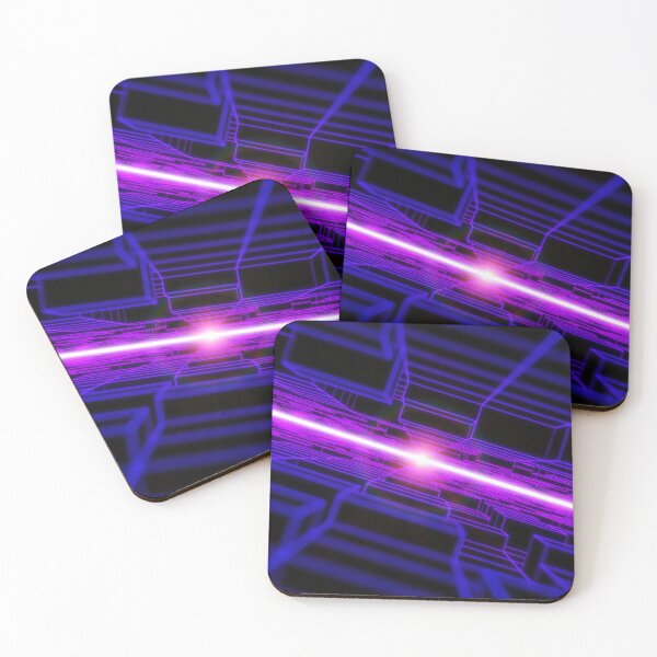 Item preview, Blue Horizontal Parallel Blocks Swinging R2 designed and sold by Electric Shock!! Design.