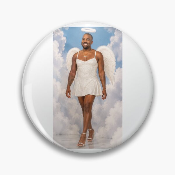 Item preview, Kanye west angel heaven white dress Funny prank meme gift weird birthday designed and sold by CheeseBlueprint.