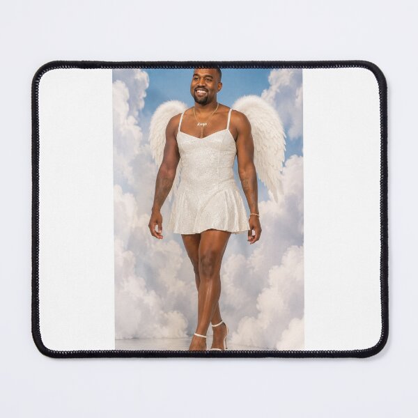 Item preview, Kanye west angel heaven white dress Funny prank meme gift weird birthday designed and sold by CheeseBlueprint.