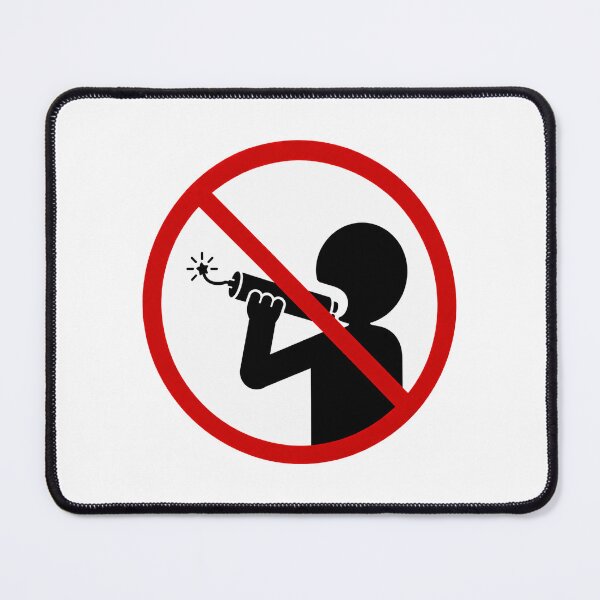 Item preview, Funny No Eating Dynamite Sign designed and sold by MonkiFlipp.
