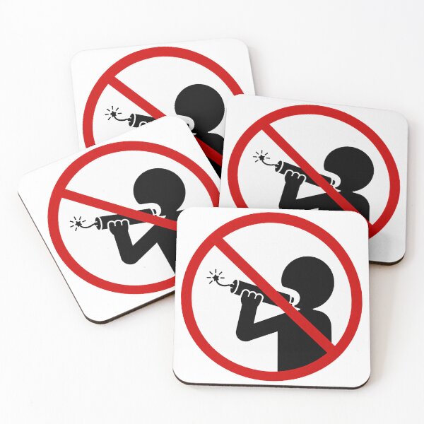 Item preview, Funny No Eating Dynamite Sign designed and sold by MonkiFlipp.