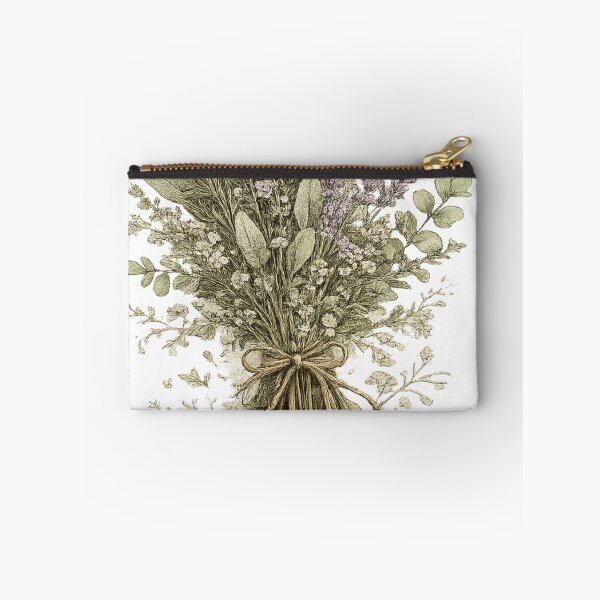 Item preview, Vintage Wild Herbs Botanical Cottagecore Nature Design designed and sold by DesignNouha.