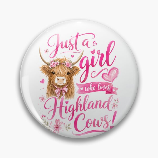 Item preview, Just A Girl Who Loves Highland Cows! Women Cattle Lover Farm Animal Gift designed and sold by JonesFlora2025.