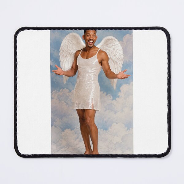 Item preview, Will smith angel heaven white dress Funny prank meme gift weird birthday designed and sold by CheeseBlueprint.