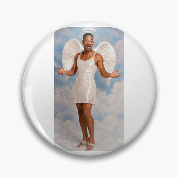 Item preview, Will smith angel heaven white dress Funny prank meme gift weird birthday designed and sold by CheeseBlueprint.