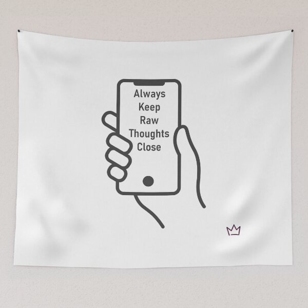 Item preview, BQ - Always Keep Raw Thoughts Close designed and sold by bisically.