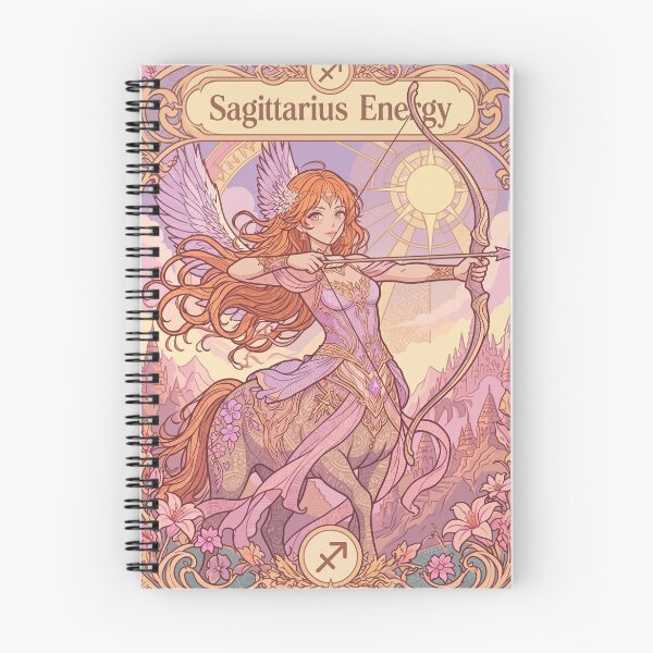 Item preview, Sagittarius Energy Art Nouveau Anime Centaur Archer – Mystical Zodiac Fantasy Illustration designed and sold by RSDigitalPrintDesign.