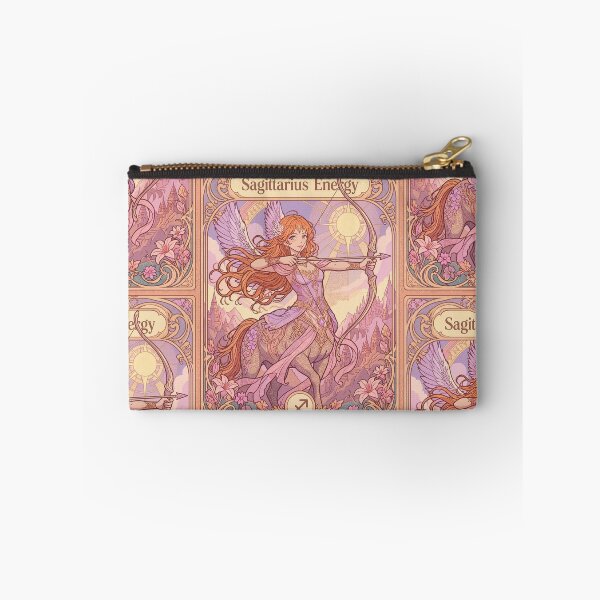 Item preview, Sagittarius Energy Art Nouveau Anime Centaur Archer – Mystical Zodiac Fantasy Illustration designed and sold by RSDigitalPrintDesign.