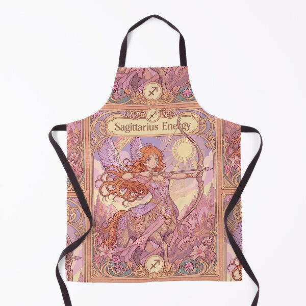Item preview, Sagittarius Energy Art Nouveau Anime Centaur Archer – Mystical Zodiac Fantasy Illustration designed and sold by RSDigitalPrintDesign.