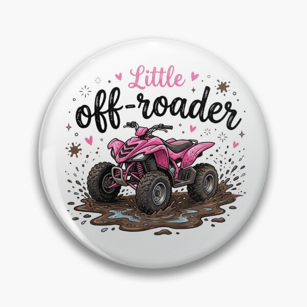 Item preview, Little Off-Roader Pink ATV Quad Bike Mud Riding Kids designed and sold by raedattia.