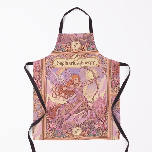 Item preview, Sagittarius Energy Art Nouveau Anime Centaur Archer – Mystical Zodiac Fantasy Illustration designed and sold by RSDigitalPrintDesign.