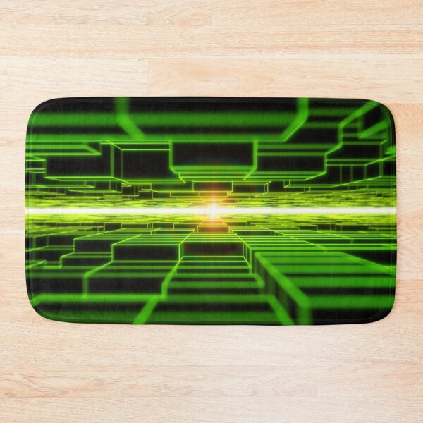 Item preview, Green Horizontal Parallel Blocks Swinging designed and sold by Electric Shock!! Design.