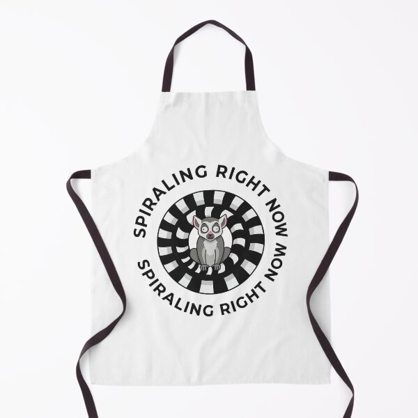 Item preview, Spiraling Right Now Funny Ring Tailed Lemur Meme designed and sold by Arc2020.