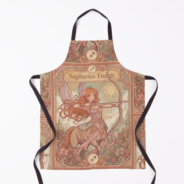 Item preview, Sagittarius Energy Art Nouveau Anime Centaur Archer – Mystical Zodiac Fantasy Illustration designed and sold by RSDigitalPrintDesign.
