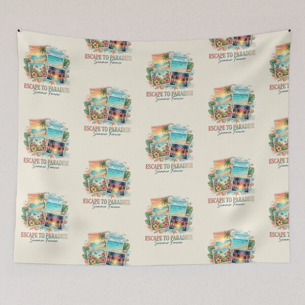Item preview, Escape To Paradise Summer Forever Tropical Postage Stamp designed and sold by PACS0011.